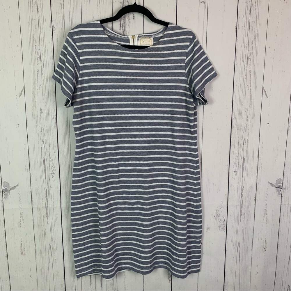 STS Sail to Sable | striped short sleeve tee shirt dress
